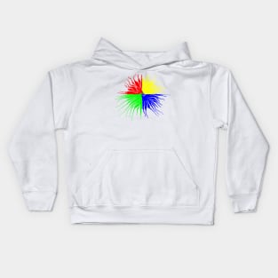 blot illustration Kids Hoodie